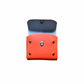 Handmade Leather Simple Coin Purse in Orange