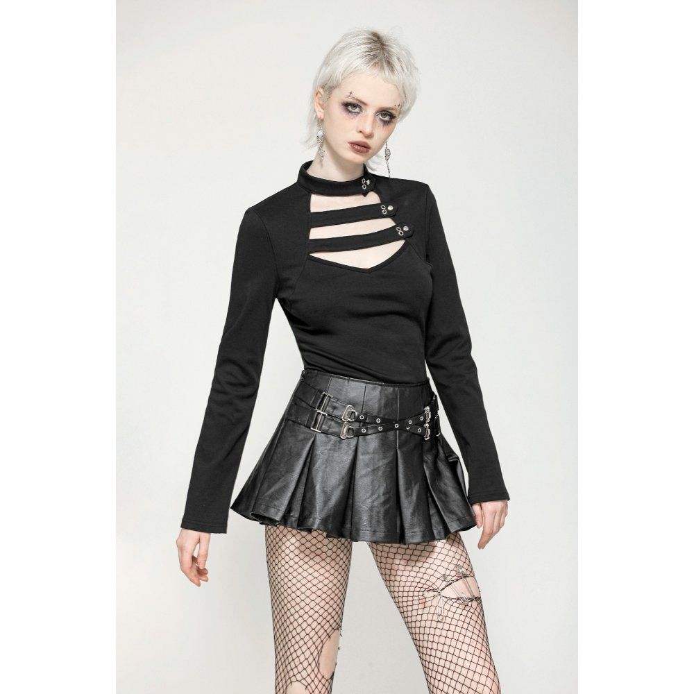 Dark in Love Zyla Edgy Minimalist Multi-Way Top