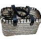 Cactus Small Raffia Shopper Bag