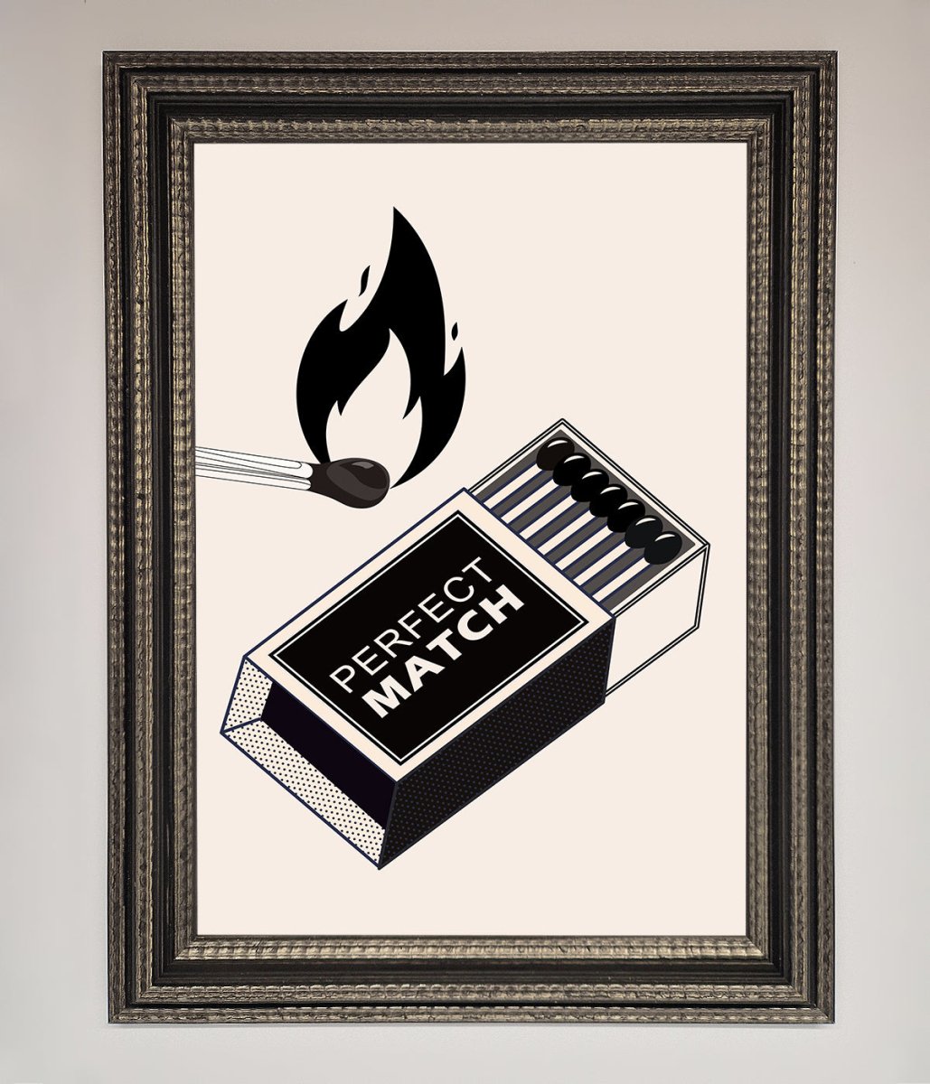 Perfect Match Framed Art Print
