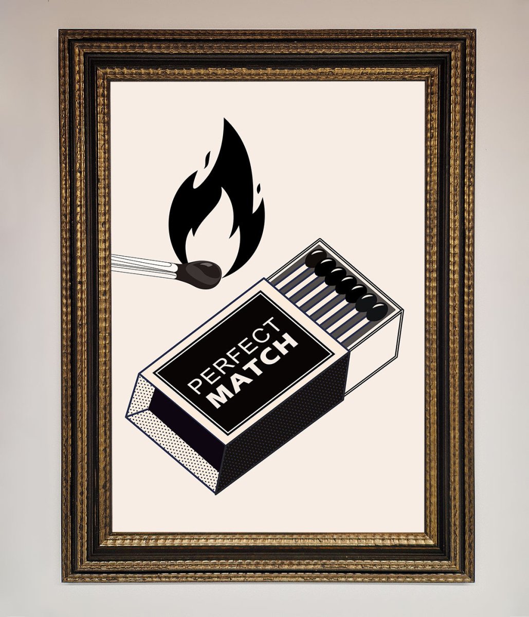 Perfect Match Framed Art Print