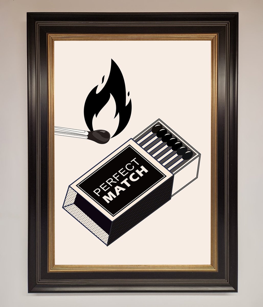Perfect Match Framed Art Print