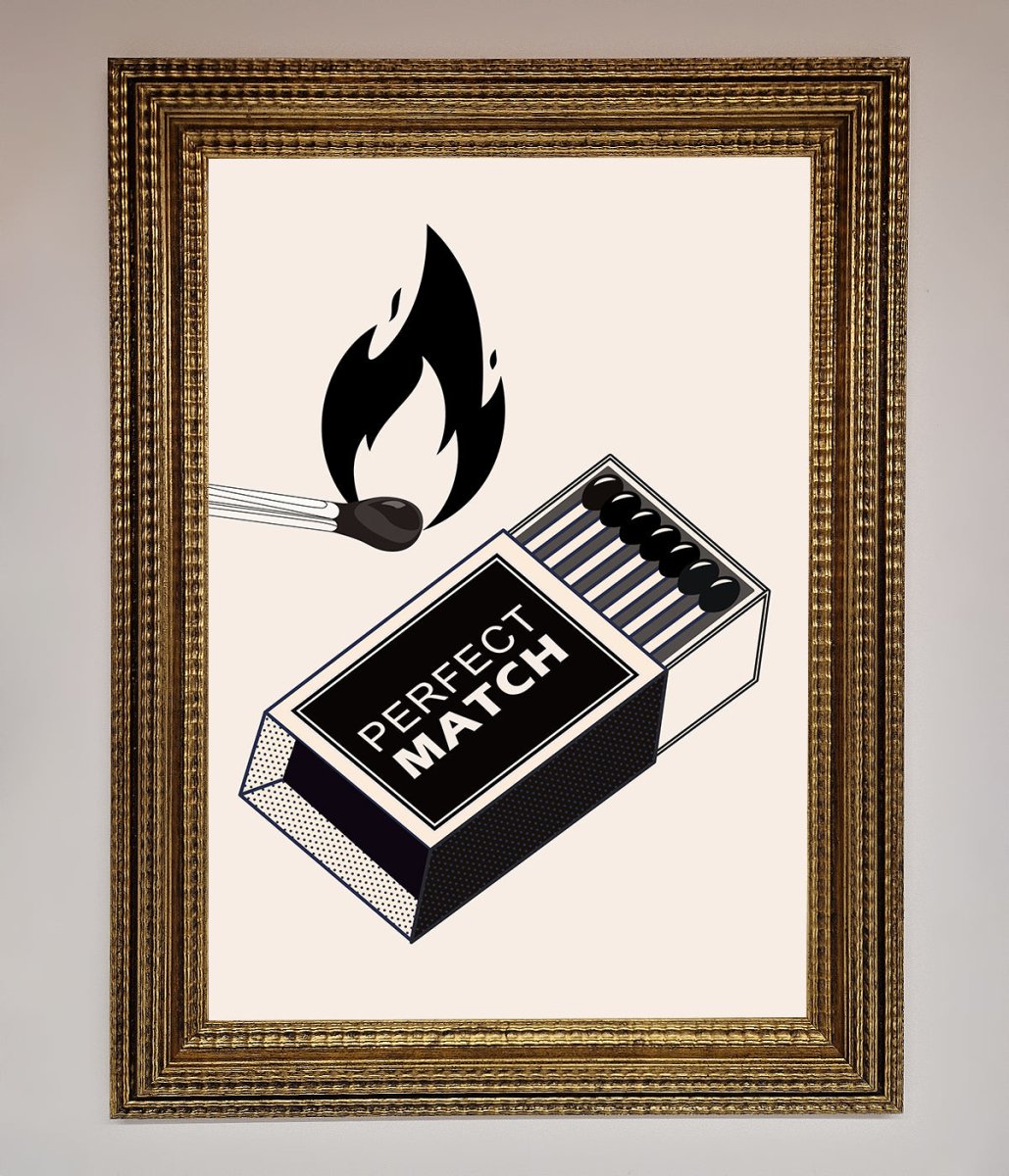 Perfect Match Framed Art Print