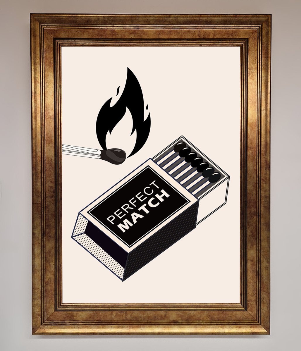 Perfect Match Framed Art Print