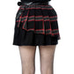 Poizen Industries Phantom Highlander Skirt in Black Tartan