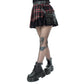 Poizen Industries Phantom Highlander Skirt in Black Tartan