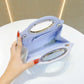 Romantic Ruched Wedding Evening Bag with Chain Strap