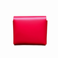 Handmade Leather Simple Coin Purse in Pillar Box Red