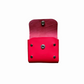 Handmade Leather Simple Coin Purse in Pillar Box Red