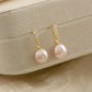 French-Style Pearl Droplet Fashion Earrings