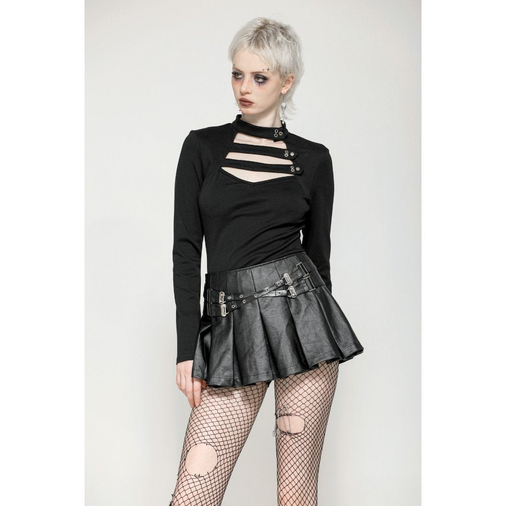 Dark in Love Zyla Edgy Minimalist Multi-Way Top