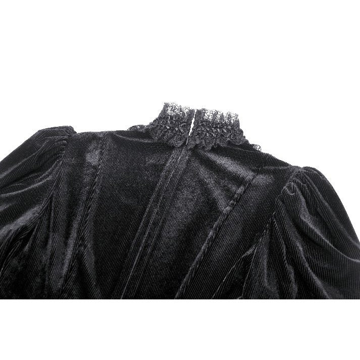 Dark in Love Inez Dark Elegant Velvet Lace Gown