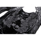 Dark in Love Onyx Romantic Gothic Velvet Lace Princess Gown