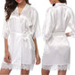 Women's Kimono Style Silk Robe Loungewear