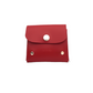 Handmade Leather Simple Coin Purse in Red