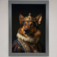 Renaissance German Shepherd Framed Wall Art