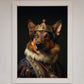 Renaissance German Shepherd Framed Wall Art