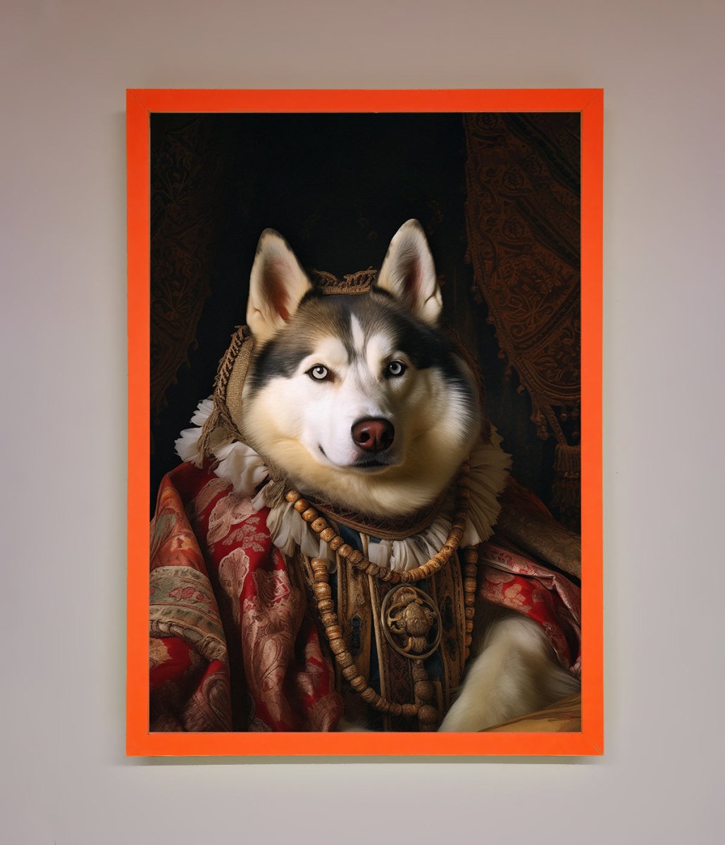 Renaissance Husky Framed Art Print