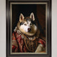 Renaissance Husky Framed Art Print