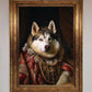 Renaissance Husky Framed Art Print