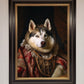 Renaissance Husky Framed Art Print