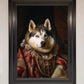 Renaissance Husky Framed Art Print