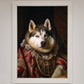 Renaissance Husky Framed Art Print