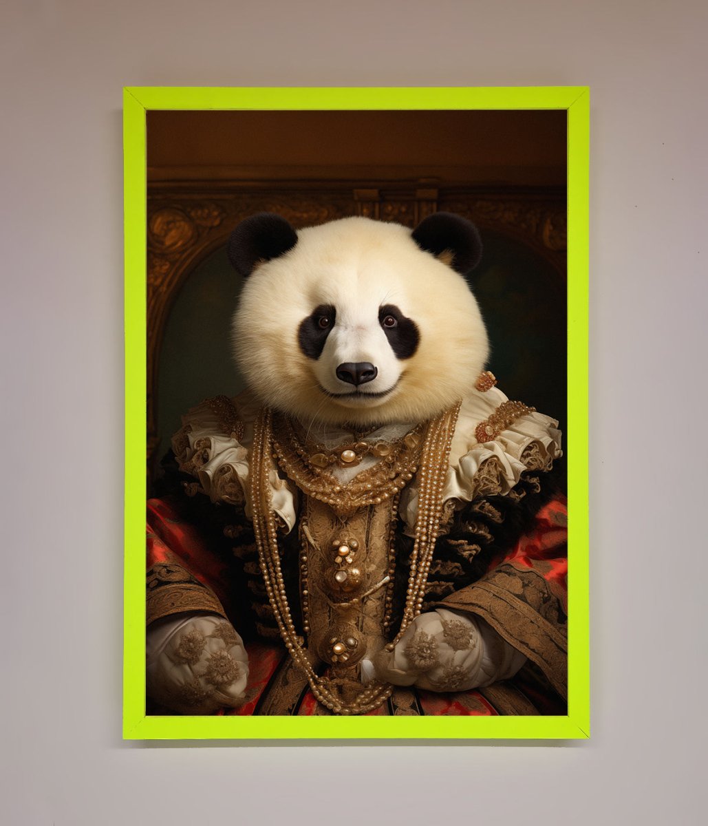 Renaissance Panda Framed Art Print