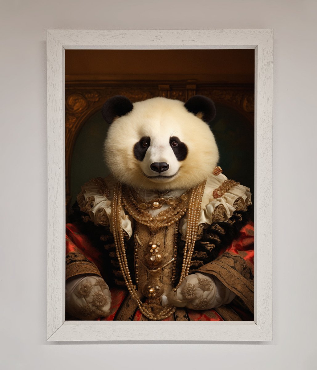 Renaissance Panda Framed Art Print