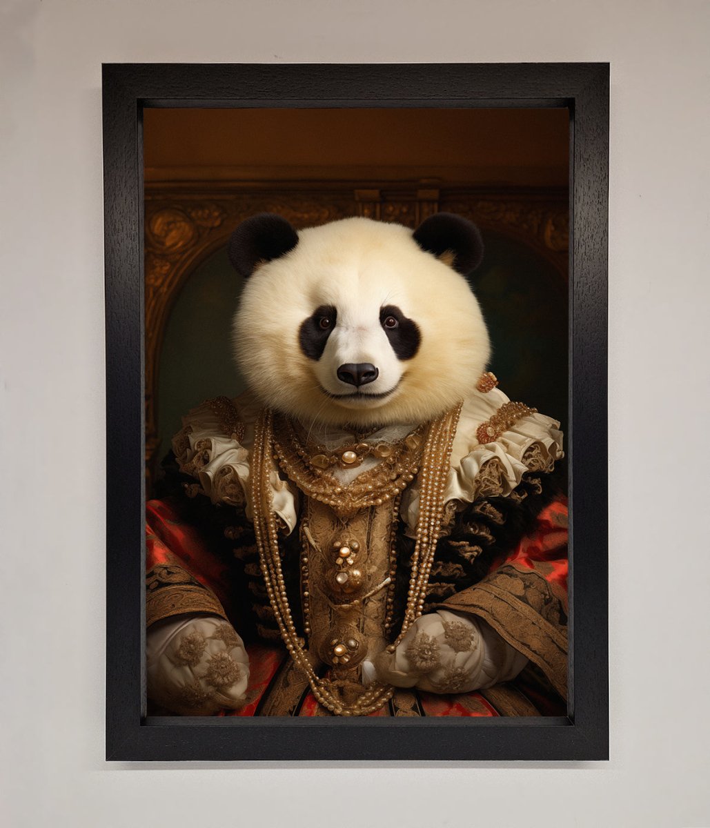 Renaissance Panda Framed Art Print