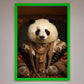 Renaissance Panda Framed Art Print