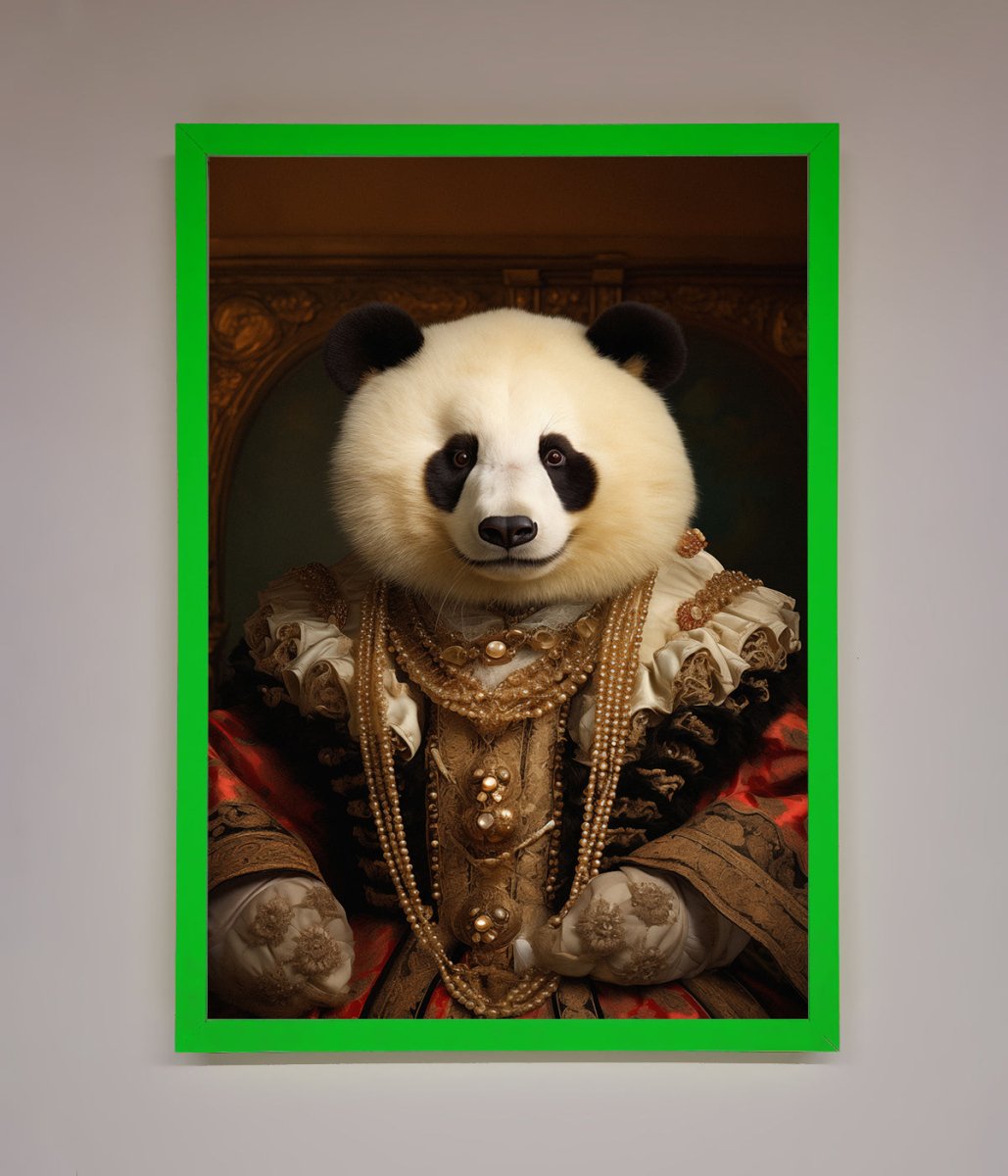Renaissance Panda Framed Art Print
