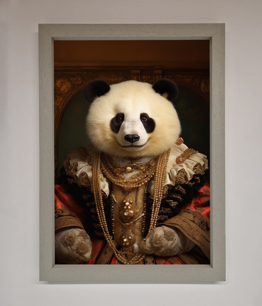 Renaissance Panda Framed Art Print