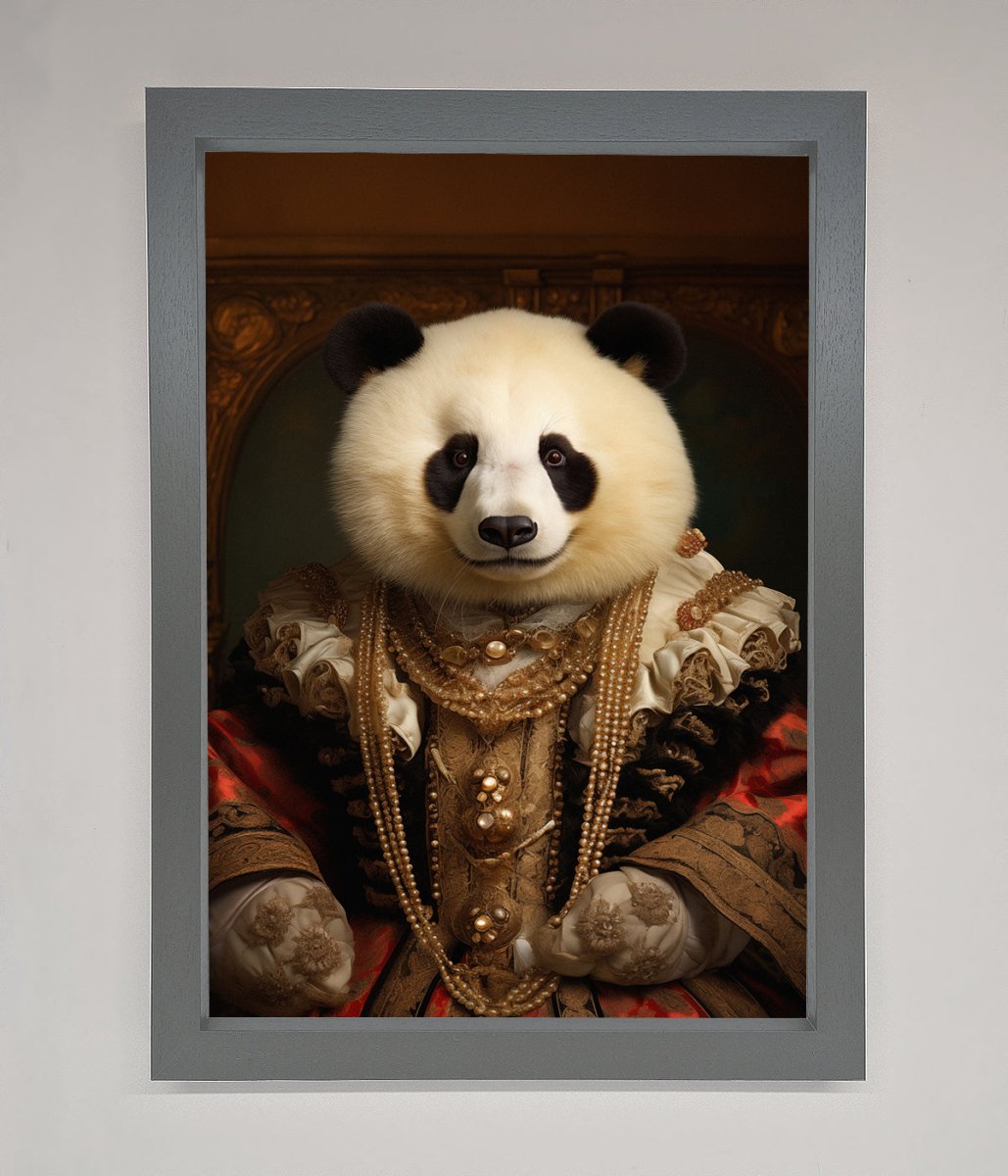 Renaissance Panda Framed Art Print
