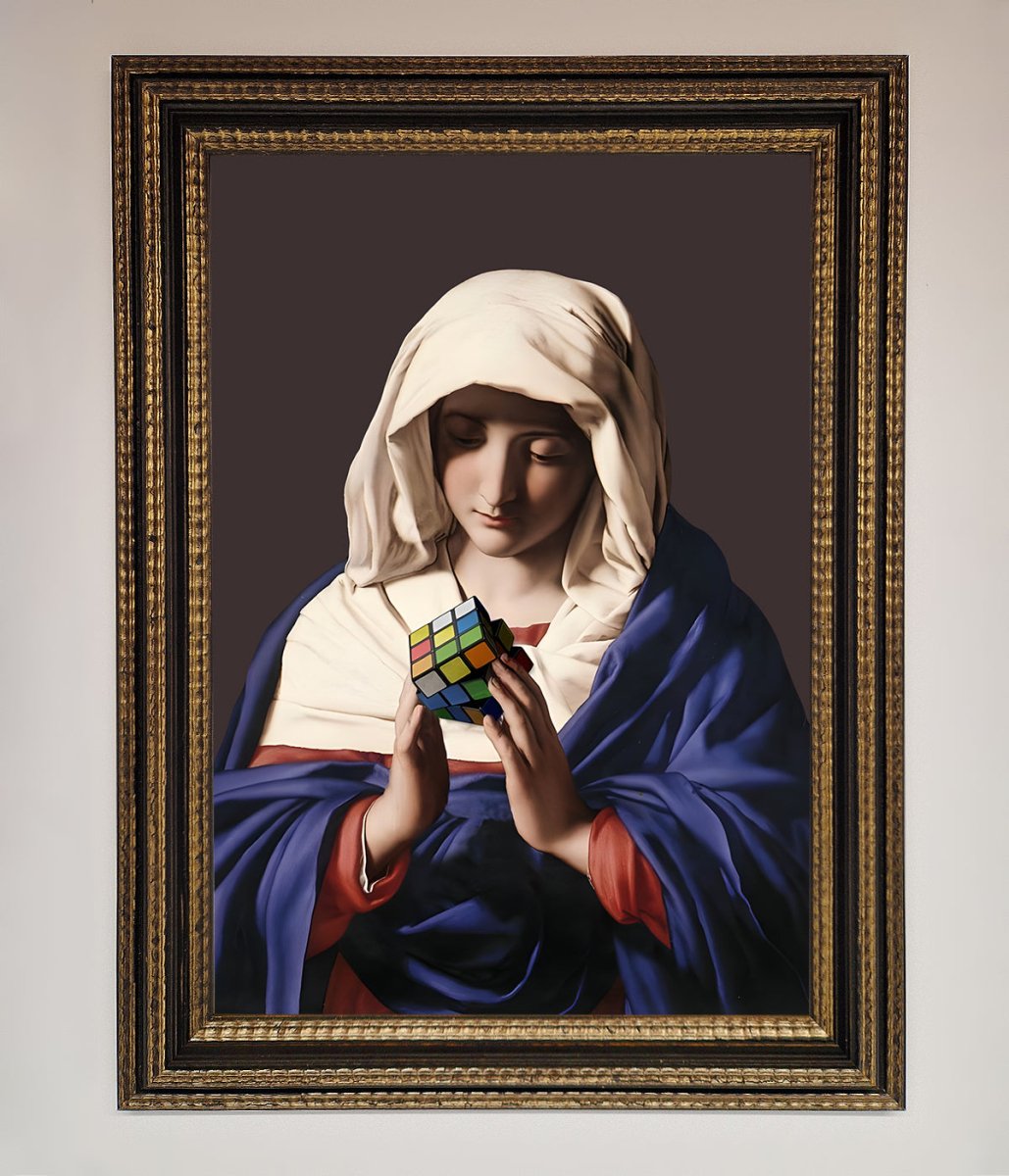 Renaissance Rubik Cube Framed Wall Art