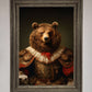 Rennaissance Bear Framed Poster