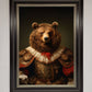 Rennaissance Bear Framed Poster
