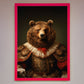 Rennaissance Bear Framed Poster