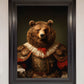 Rennaissance Bear Framed Poster