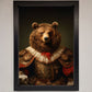 Rennaissance Bear Framed Poster