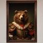Rennaissance Bear Framed Poster