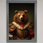 Rennaissance Bear Framed Poster