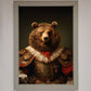 Rennaissance Bear Framed Poster