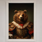 Rennaissance Bear Framed Poster