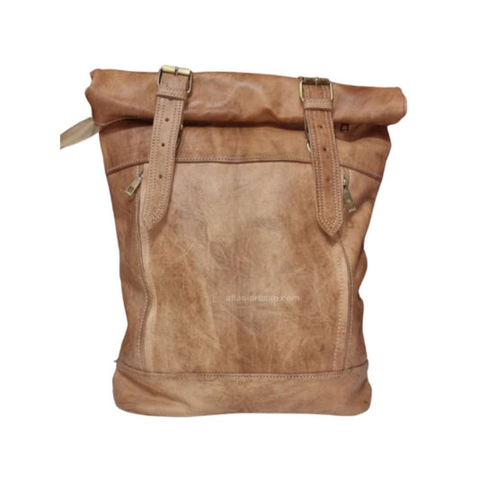 Malah Handmade Cowhide Leather Backpack