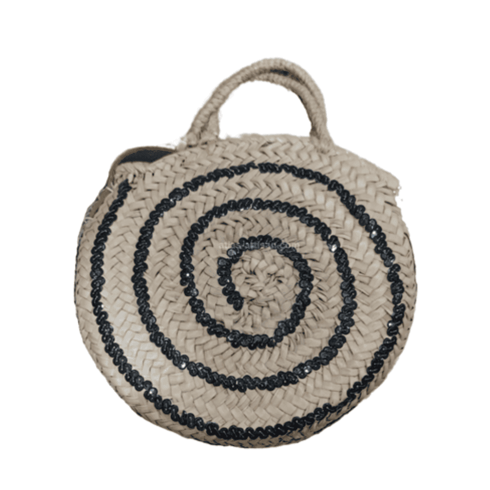 Labyr Handmade Raffia Handbag with Shoulder Strap
