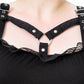 Poizen Industries Shadowfang Harness-Style Top in Black