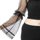 Poizen Industries Shadowfang Harness-Style Top in Black