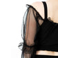 Poizen Industries Shadowfang Harness-Style Top in Black