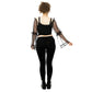 Poizen Industries Shadowfang Harness-Style Top in Black